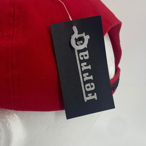 VTG Ferrari Prancing Horse Cap Red Baseball Hat Adjustable Men Women 90s Y2K NWT - Picture 5 of 9